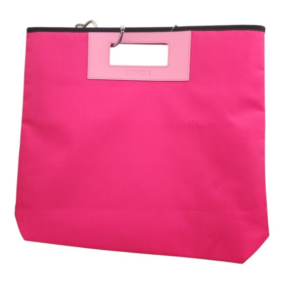 Clinique NWOT Large Tote Bag in Hot Pink - Picture 3 of 4